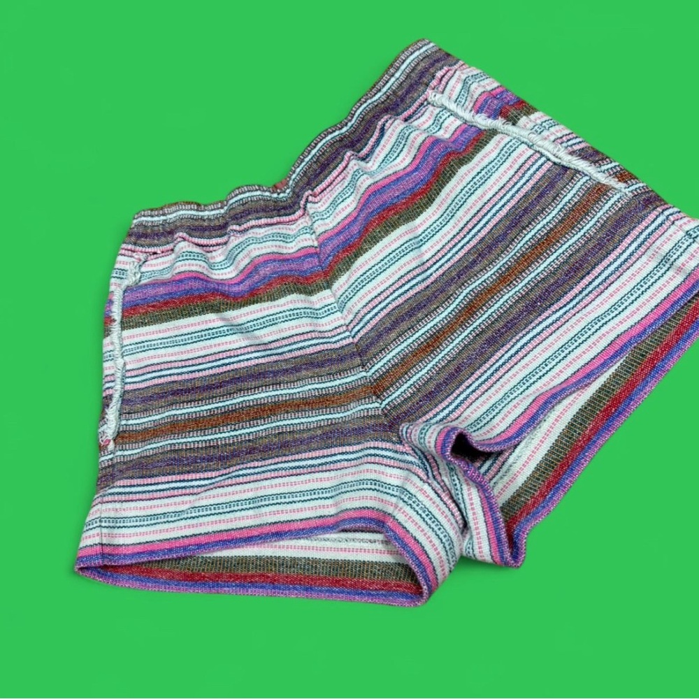 Anthropologie CoreyLynncalter boho multicoloured striped shorts